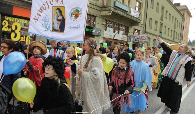 Niektórzy marsz przeszli tanecznym krokiem