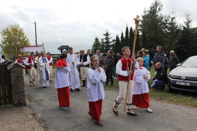 Odpust na Stecówce - kościólek już stoi