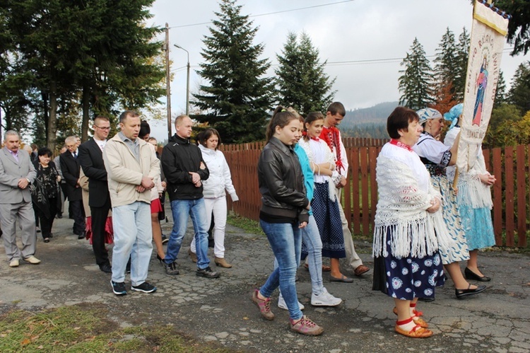 Odpust na Stecówce - kościólek już stoi