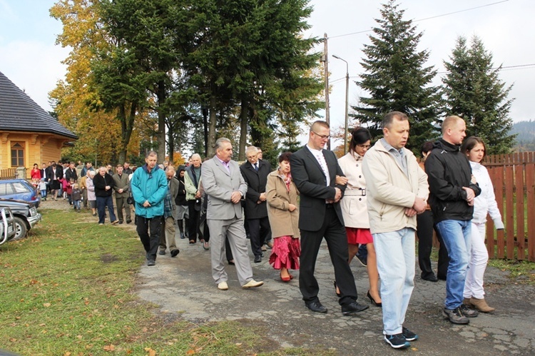 Odpust na Stecówce - kościólek już stoi