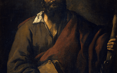 José de Ribera  „Św. Szymon”  olej na płótnie, ok. 1630 Muzeum Prado, Madryt
