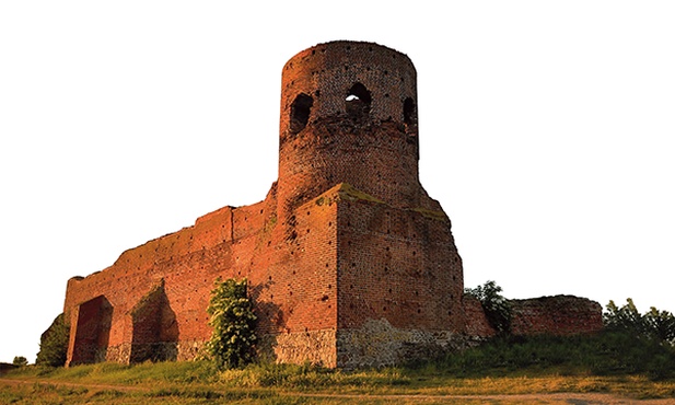 Zamek w Kole nad rzeką Wartą. Kazimierz Wielki zasłynął jako budowniczy zamków strzegących granic. Wiele z nich zachowało się do naszych czasów, choć często w ruinie
