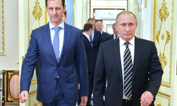 Prezydenta Syrii ukłony u Putina