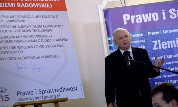 Jarosław Kaczyński podpisał postulaty Kontraktu dla Radomia i Ziemi Radomskiej
