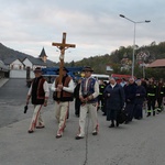 Procesja różańcowa z relikwiami św. Jana Pawła II w Szczawnicy 