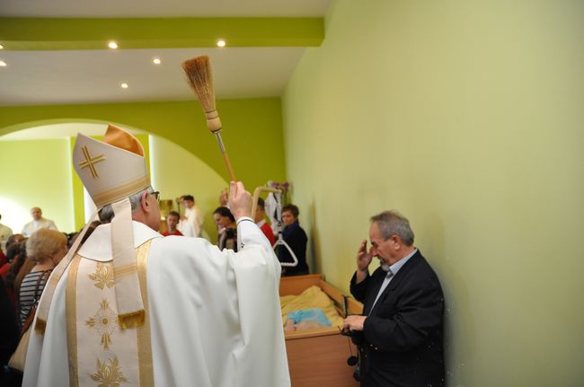 Poświęcenie kaplicy w hospicjum w Darłowie