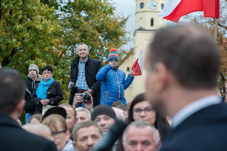 Andrzej Duda w Pszczynie