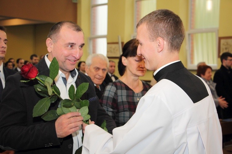 Obłóczyny kleryków WSD w Łowiczu