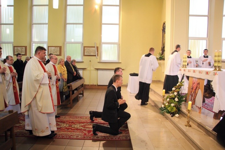 Obłóczyny kleryków WSD w Łowiczu