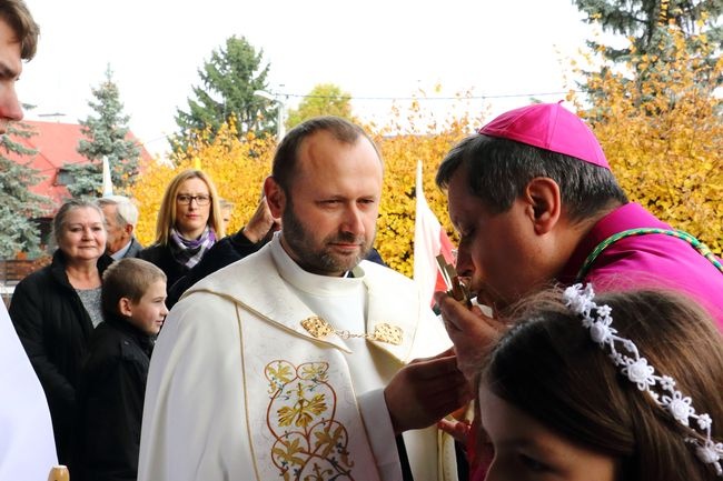 Prymicje biskupie na Woli Duchackiej