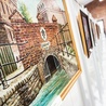 W części konferencyjnej prezentowana jest czasowa wystawa śląskiego malarstwa naiwnego. Na zdjęciu fragment obrazu Andrzeja Marcola „Sztolnia przy ulicy Miarki”