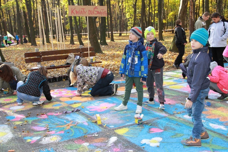 Rysunki kredą dla Jana Pawła II