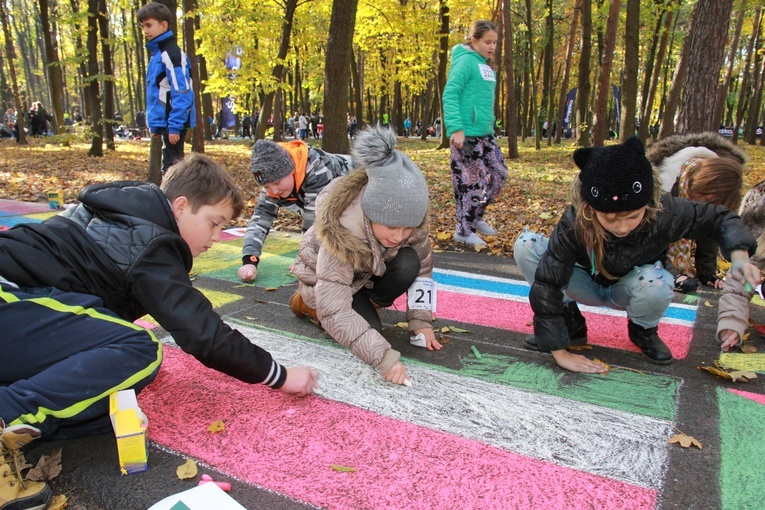 Rysunki kredą dla Jana Pawła II