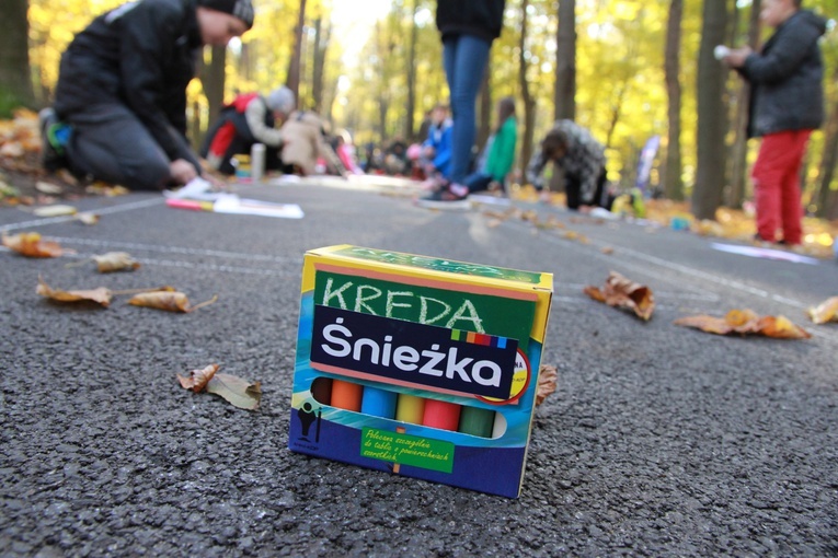 Rysunki kredą dla Jana Pawła II