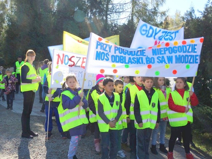 Odblaskowa szkoła w Rdziostowie