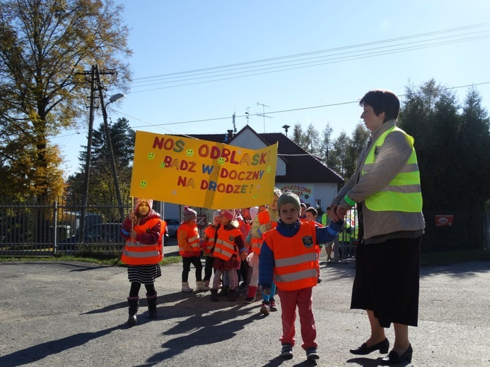 Odblaskowa szkoła w Rdziostowie