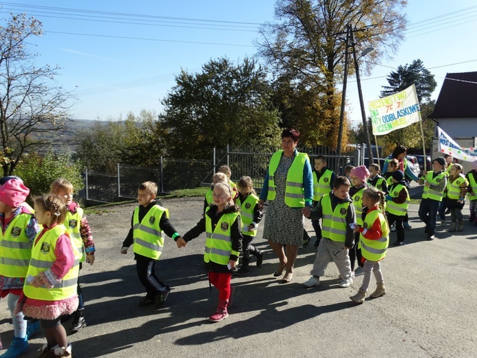 Odblaskowa szkoła w Rdziostowie