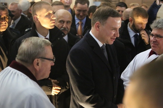 Prezydent Andrzej Duda w Bielsku-Białej na święcie Reformacji