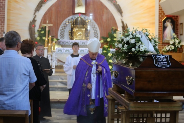 Ostatnie pożegnanie śp. Tadeusza Cozaca