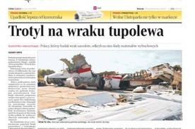 Trotyl na wraku - dziennikarze rzetelni