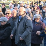 Z Krzyżem w byłym KL Birkenau