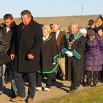 Z Krzyżem w byłym KL Birkenau