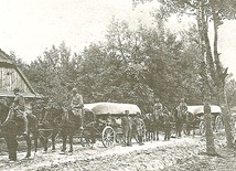  Żołnierskie tabory z I wojny światowej