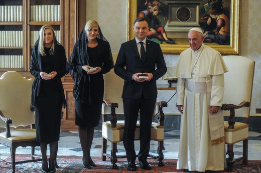 Andrzej Duda  w Watykanie - cz. 2