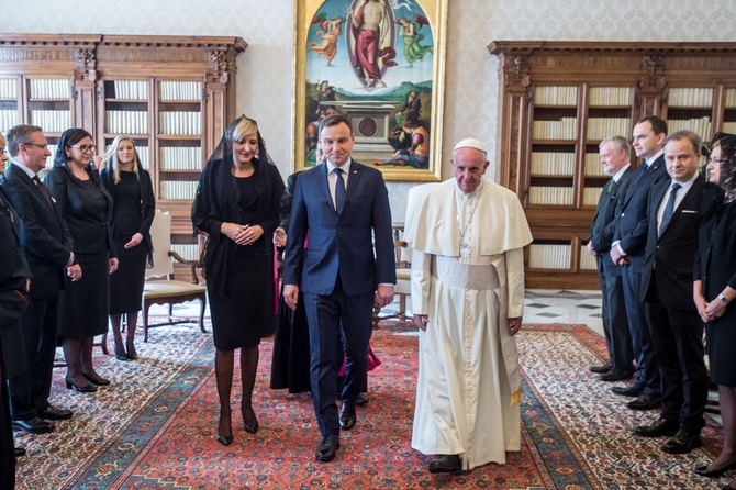 Andrzej Duda  w Watykanie - cz. 2