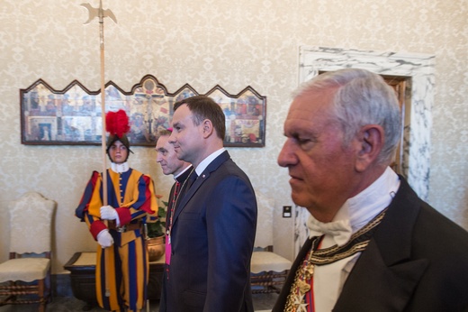 Andrzej Duda  w Watykanie - cz. 2