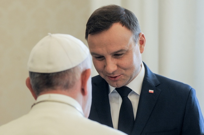 Andrzej Duda  w Watykanie - cz. 2