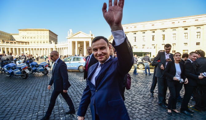 Prezydent Duda zakończył wizytę w Watykanie