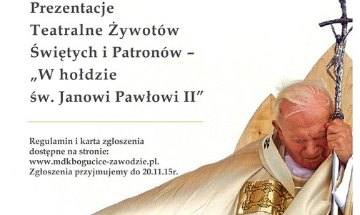 Ogólnopolskie Prezentacje Teatralne Żywotów Świętych i Patronów, Katowice, 27 listopada