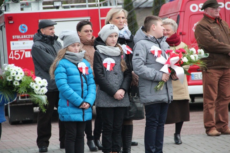 Uroczystości patriotyczne w Łyszkowicach