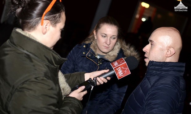 Paulina Siembida i Michał Adamczyk, prowadzący szkolenie z promocji 