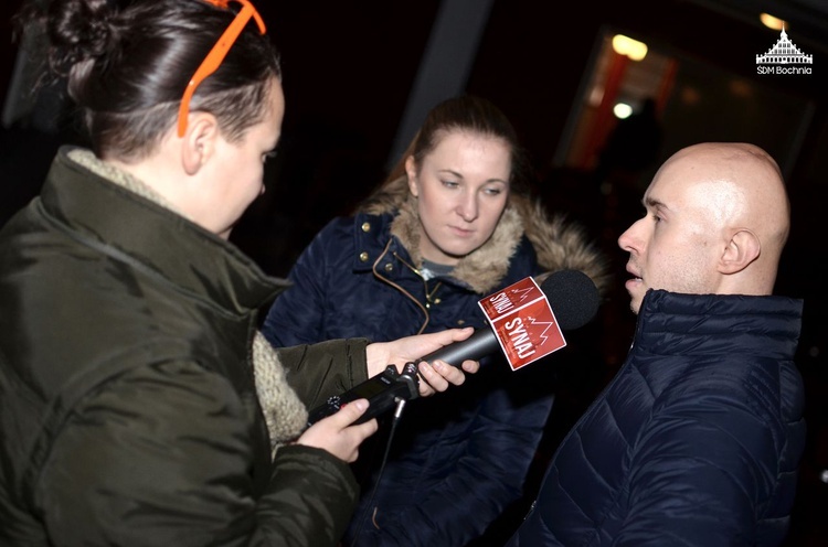 Paulina Siembida i Michał Adamczyk, prowadzący szkolenie z promocji 