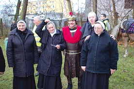  Pamiątkowe zdjęcie ze św. Marcinem