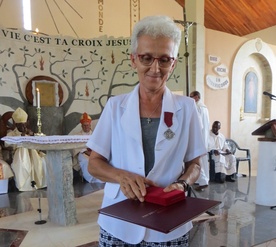Ewa Gawin z medalem archidiecezji lubelskiej