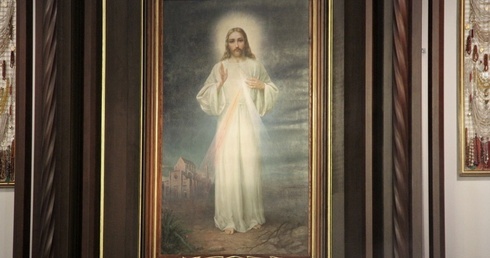 Obraz Jezusa Miłosiernego w praskiej katedrze