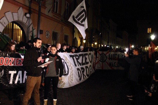 Marsz przeciwników imigrantów