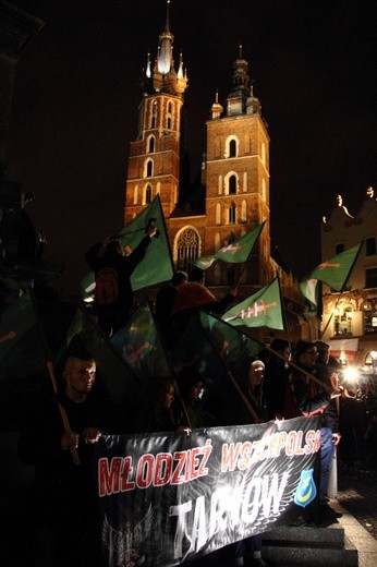Marsz przeciwników imigrantów