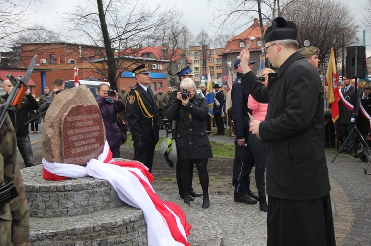 Obelisk ofiarom z 1945 r. 