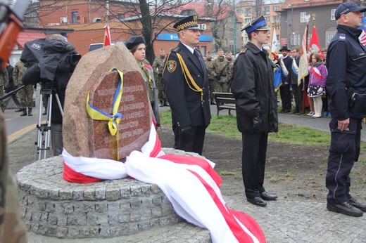 Obelisk ofiarom z 1945 r. 
