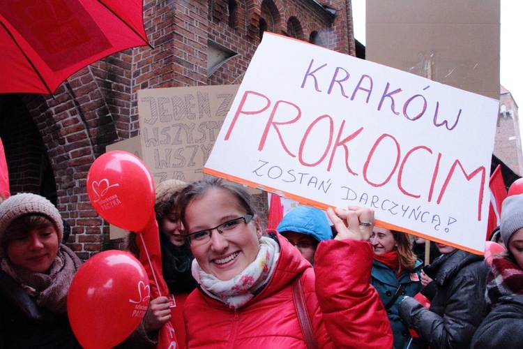 Marsz na otwarcie bazy rodzin Szlachetnej Paczki 2015