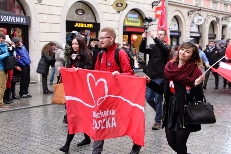 Marsz na otwarcie bazy rodzin Szlachetnej Paczki 2015