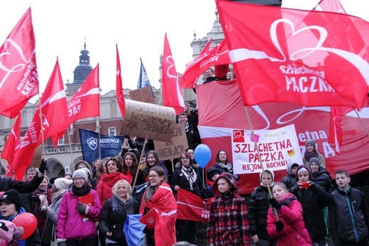 Marsz na otwarcie bazy rodzin Szlachetnej Paczki 2015