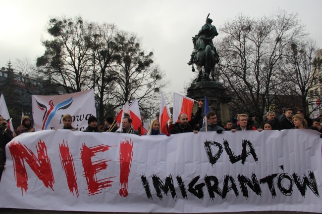 Dwie manifestacje antyimigracyjne w Gdańsku