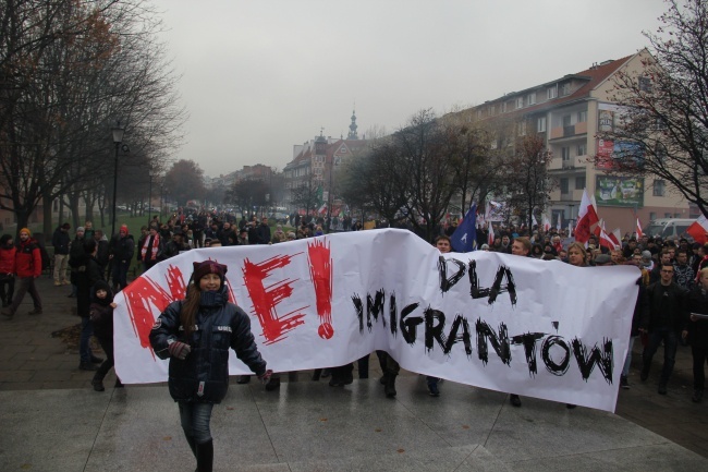 Dwie manifestacje antyimigracyjne w Gdańsku