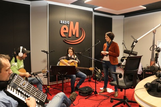 Przed koncertem Magdy Anioł w Radiu eM