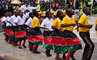 Papież w kampusie w Nairobi